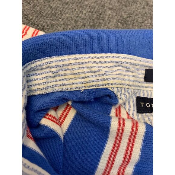 Vintage Tommy Hilfiger Pique Knit Polo Shirt Mens L Short Sleeve Stripe Pullover - Picture 3 of 8